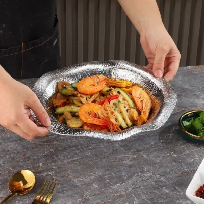 Textured Composite High-capacity Stainless Steel Disc Dry Food Pot Induction Cooker Stainless Steel Hot Pot