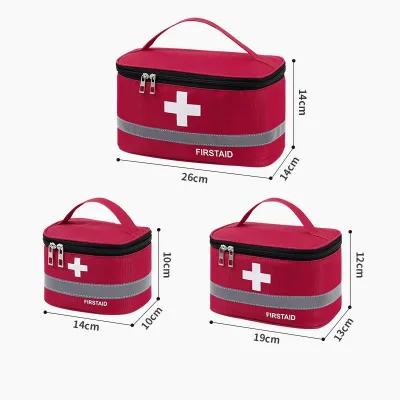 Outdoor First Aid Kit Large Capacity Handheld Portable Household Medicine Kit Tools Medical Student Emergency Medical Bag
