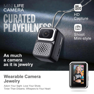 Mini Camera Portable With 0.96in Screen Indoor Home Outdoor 480P Sports Tiny Cameras for Kids Microcamera Camcorder