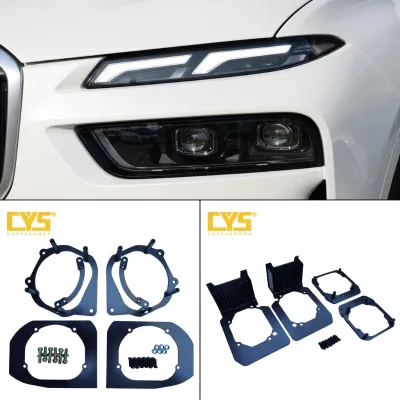CYS Headlight Adapter Framework Bracket Holder for BMW X7 2023 2024 Low and High