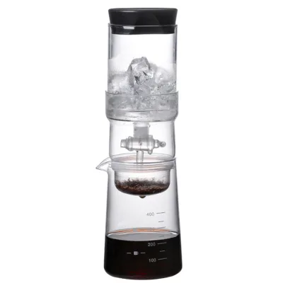 New Arrival Iced Coffee Maker Dutch Cold Brewer 400ml Glass Coffee Dripper Espresso Coffee Tools