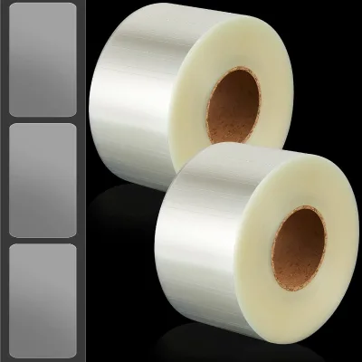 Label Protector Clear Labels Bulk Clear Stickers Wafer Seals Waterproof Labels Bulk for Protecting Barcodes