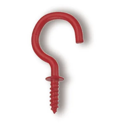 OEM/ODM ISO 9001 Certified Steel Brass Screw In Hook for Home & Workshop Hardware Mounting