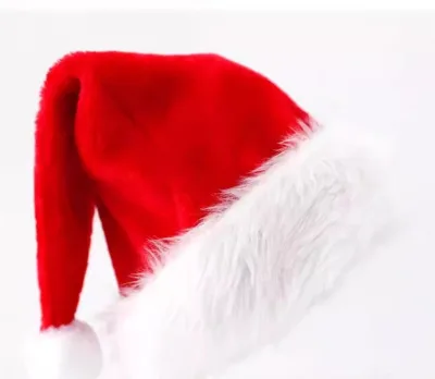 Wholesale Luxury Santa Hat Cozy Christmas Party Supplies for Adults and Children for Decorations