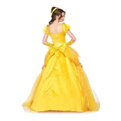 Aults Beauty and the Beast Halloween Costume  Cosplay Party Princess Dress Costume for Aults Performance