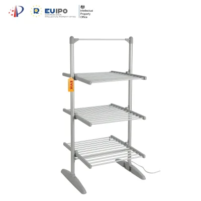 EVIA EV-300-1 Manufacturer 3 Tier Folding Electric Clothes Airer Secadora De Roupa