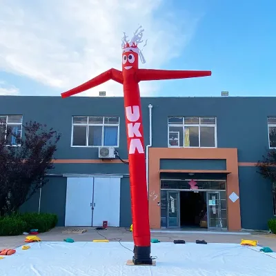 Inflatable Sky Dancer Inflatables Custom Products Advertising Inflatable Air Dancer Blower Double Legs