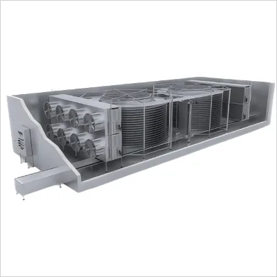 Customized Good Quality Professional Manufacturing Double Helix Freezer