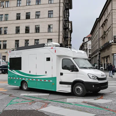 DIMA 4X2 High Efficiency Durable Mobile Service Van for on Site Outdoor Promotional Activities