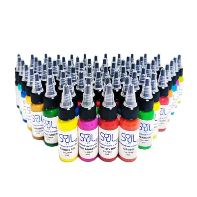 Good Price New Professionals Waterproof UV Resistant Tattoo Ink Skin Types Premium 30ml USA Material Custom Logo Option Body Art