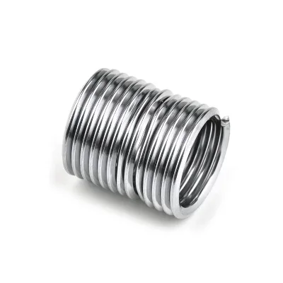 Inch SS304 Steel Wire Thread Insert 6-32 8-32 10-32 UNF UNC Inserts Polished Fully Threaded DIN Standard