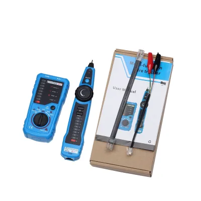 FWT11 Multifunctional Network Cable Tracer RJ11 RJ45 Telephone Wire Tracker Ethernet LAN Network Cable Tester LED Line Finder