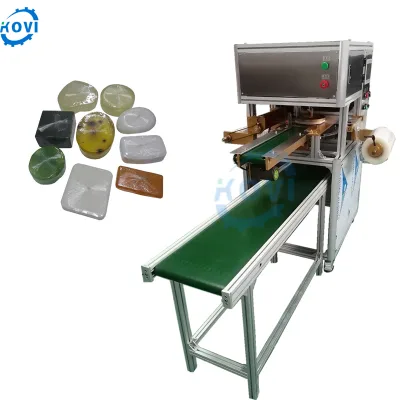 Soap bar Packing Machine Stretch Film Soap Wrapping Machine Hotel Round Toilet bar Soap Packaging Machine