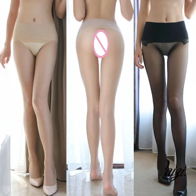 Hot-selling Product Design Sheer Tights Pantyhose Women ultra Thin Run Resist Seamless Silk Stockings