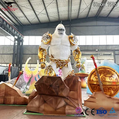 Animal Lantern Maker Silk Lantern Kingkong