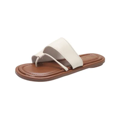 Female Summer Slippers Casual Flat Beach Shoes with EVA Insole Cheap Flip Flop for Ladies and Women for Indoor
