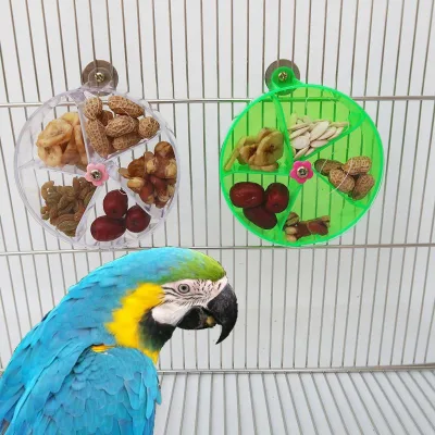 Bird Supplies Plastic Funny Hanging Food Toys for Parrots