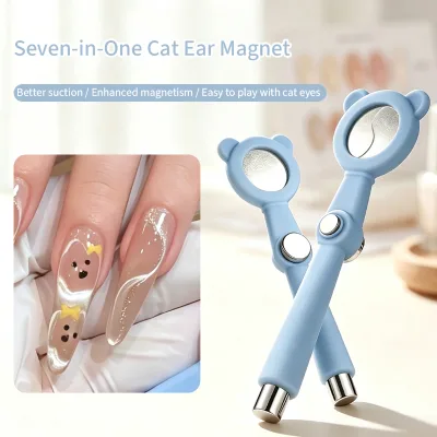 Handheld Household Magnet Seven in One cat Ear cat Eye Strong Suction Magnet Large Super Strong Magnetic Suction Nail Tool