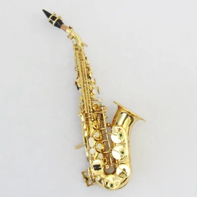 FCS-100L Curved Soprano Saxophone Eb Key With Hard Case Mouthpiece