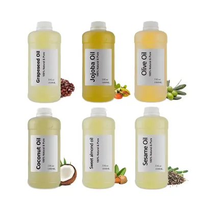 Wholesale Pure Natural Organic Jojoba Coconut Aloe Oil Cold Pressed Carrier Oil From Seed Liquid Form