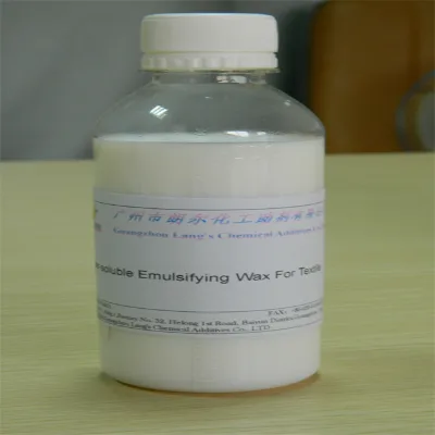 Water Soluble Emulsifying Wax for Soft Handling of Natural Fibers and Their Blended Yarn