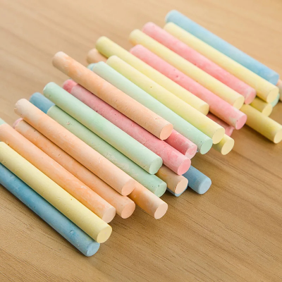 Dust Free Washable Non Toxic Assorted Colors Sidewalk Chalk Jumbo Chalk for Kids