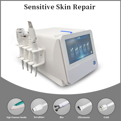 Newest 5 1 Facial Machine Skin Tightening Rejuvenation Cooling Technology Diminish Fine Lines Lift Firm Moisturize Brighten Skin