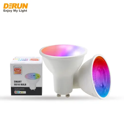 LED GU10 Smart Down Light Wifi Voice App Remote Control TUYA RGB Spotlight Dimmable CCT Holiday Decoration 110V 220V Lighting