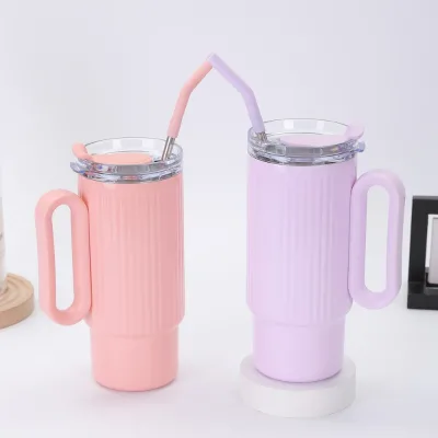 Vacuum Insulated Double Bulk Wall 304 Stainless Steel Large Capacity 40oz BPA Free Wide Mouth Tumbler