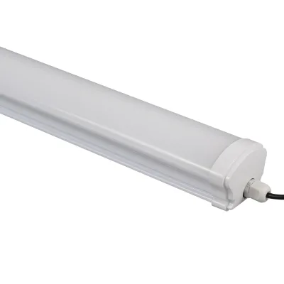 Customizable IP65 LED Tri-Proof Pendant Linear Light 100LM/W Flicker-Free for Warehouses AC100-277V 3 Years Warranty