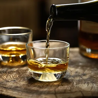High quality business Reusable shot Glass Custom logo clear shot Glasses