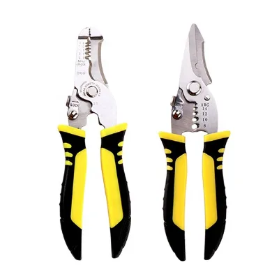 Crimping Stripping Hand Tool Cable Cutter Wire Stripper Pliers