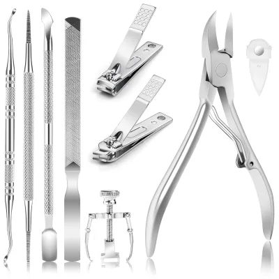 Wholesale Nail Care Tool Special Nail Pliers for Ingrown/Thick Toenails High Quality Stainless Steel Ingrown Toenail Removal Kit