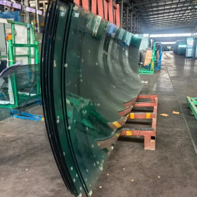 Curved Radius Tempered Glass - Tempered Safety Glass, Strengthened Curved Glass for Modern Building Windows