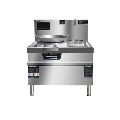 Commercial Electric Double-Head Burner Chinese Cooking Range Stainless Steel High Efficiency Deep Fry 2x15KW 220V DWT Y46 Direct