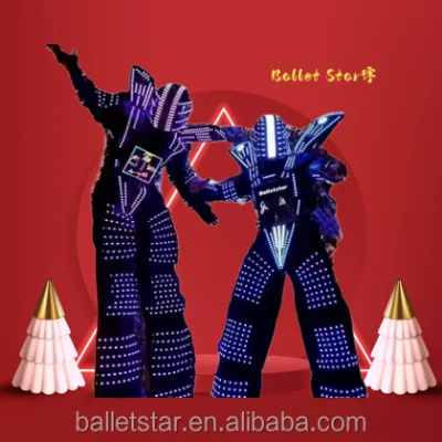 Adult Digital Screen LED Walking Machine, Equipped with RGB Lights, Suitable for Christmas Dance Performances