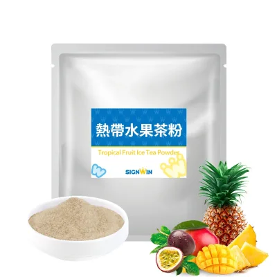 SIGNWIN JAKIM HALAL Ice Tea Powder Tropical Fruit flavor for Beverage Shop