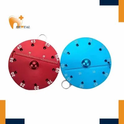 Endo Ruler Span Measure Scale Endodontic Gauge Dental Gutta Percha Points Cutter Gum Tip Aluminum Alloy Dental Instrument Tool