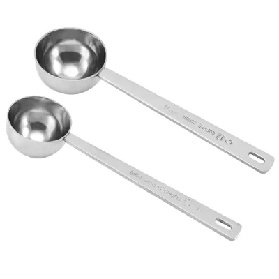 Qualified Supply Kitchen Baking Tools 15/30cc Stainless Steel Coffee Scoop Matcha Tea Seasoning Teaspoons