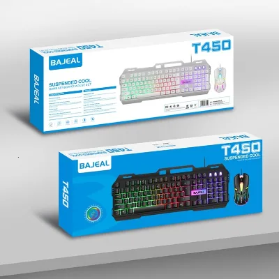 Hot Sale Good Quality Led Gaming Mouse and Keyboard Metal Panel Gaming Pc Used Keyboard for Sale