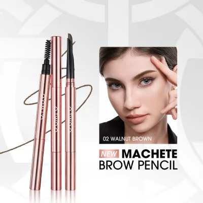 O.TWO.O Waterproof Three-Dimensional Spiral Eyebrow Brush Double-Headed Machete Eyebrow Enhancer Eyebrow Pencil