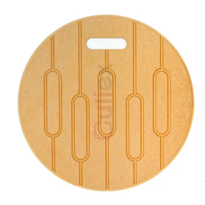 New Design Wooden Round Cutting Boards 18.2" X6mm Pizza Board Double Sided Food Grade