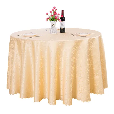 New Luxury Jacquard Design Table Cloth for Decoration Tables 210gsm Waterproof Tablecloth