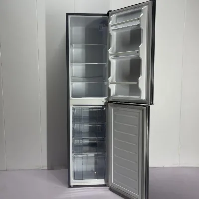 HOT 226L Refrigerate on Top and Freeze on Bottom, Double Door Fridge Hot Factory Prices Straight Cold with Household Appliance