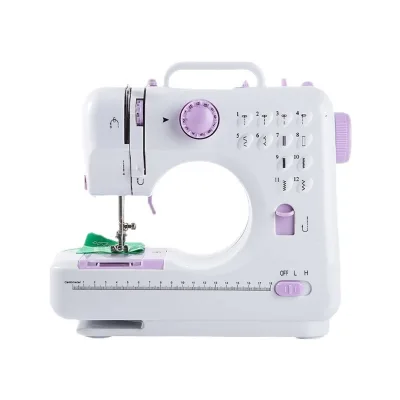 Sewing Thread 505A Sewing Machine, Mini Electric Fully Automatic Thick Fabric Sewing Machine, Manual Pocket Micro Sewing Machine