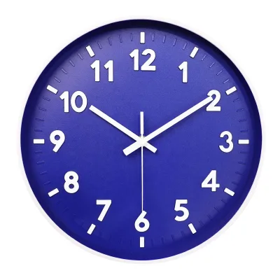 30cm Modern European Simple Sand Clock Home Decor Digital Quartz Deaf Wall Clock