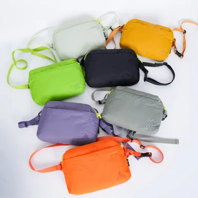 Bird Family-style Unisex Waistbag 2026 New Embroidered Nylon Zipper Closure Couple's Sports Everyday Use Single-Shoulder