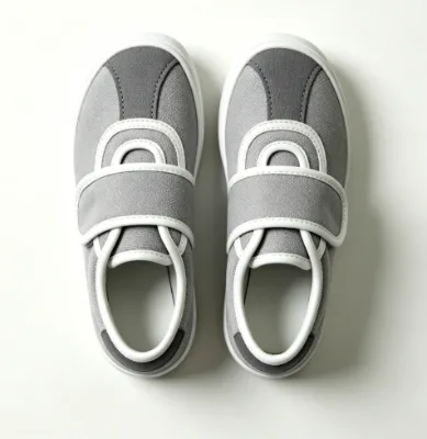 2026 Spring Summer Velcro Soft Canvas Walking Shoes Custom Logo Casual Sneakers Breathable Lightweight Cotton Fabric