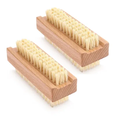 Soft-Bristle Household Small Wooden Brush Nail Care Hand Foot Cleaning Manicure Heel-Callus Brushing Portable