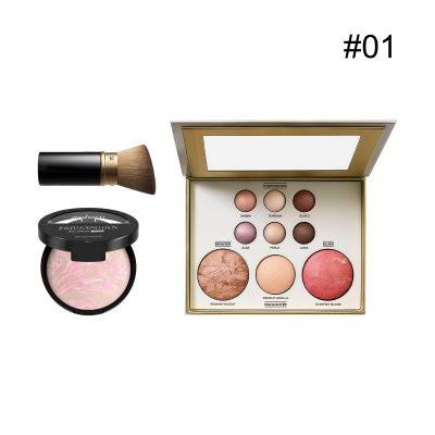 Makeup Set Multiple Functions Easy Carry Eyes Shadow Powder Blusher Highlight Brightening Sleeping Silkworm Facial Makeup Board